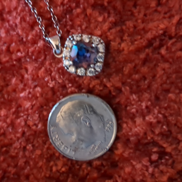 •Sterling Ametrine Crystal Necklace - Picture 4 of 9